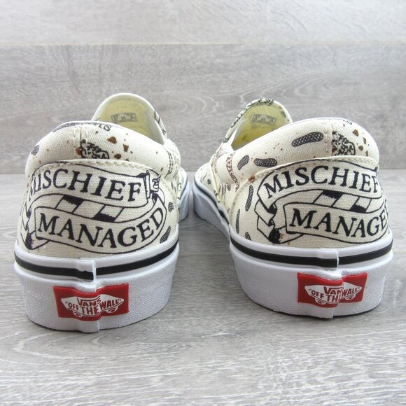 Vans Harry Potter Marauders Map Classic Slip On Shoes Men's Size 12 NEW - Picture 8 of 16